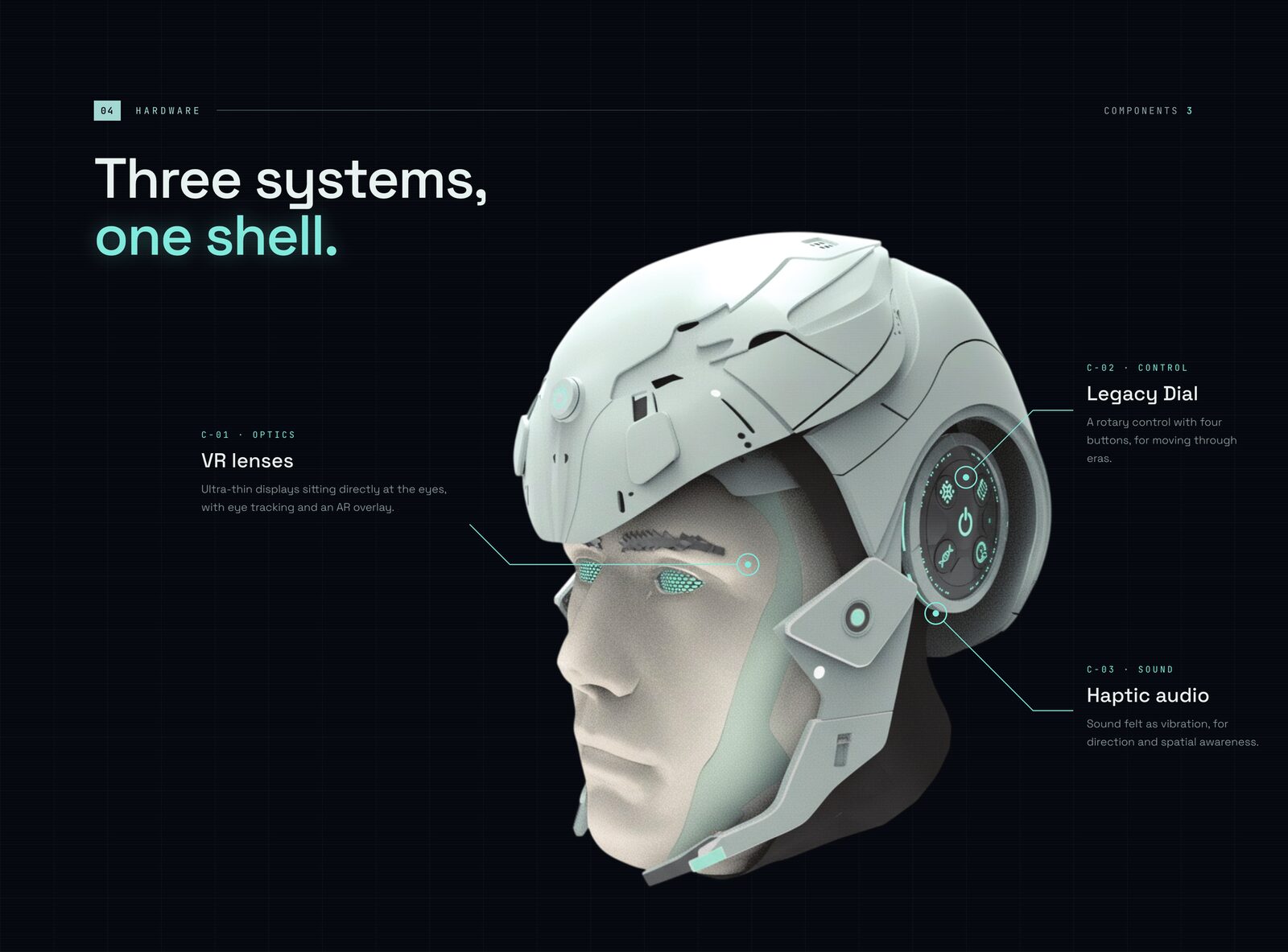 TimeLink · Three systems, one shell.