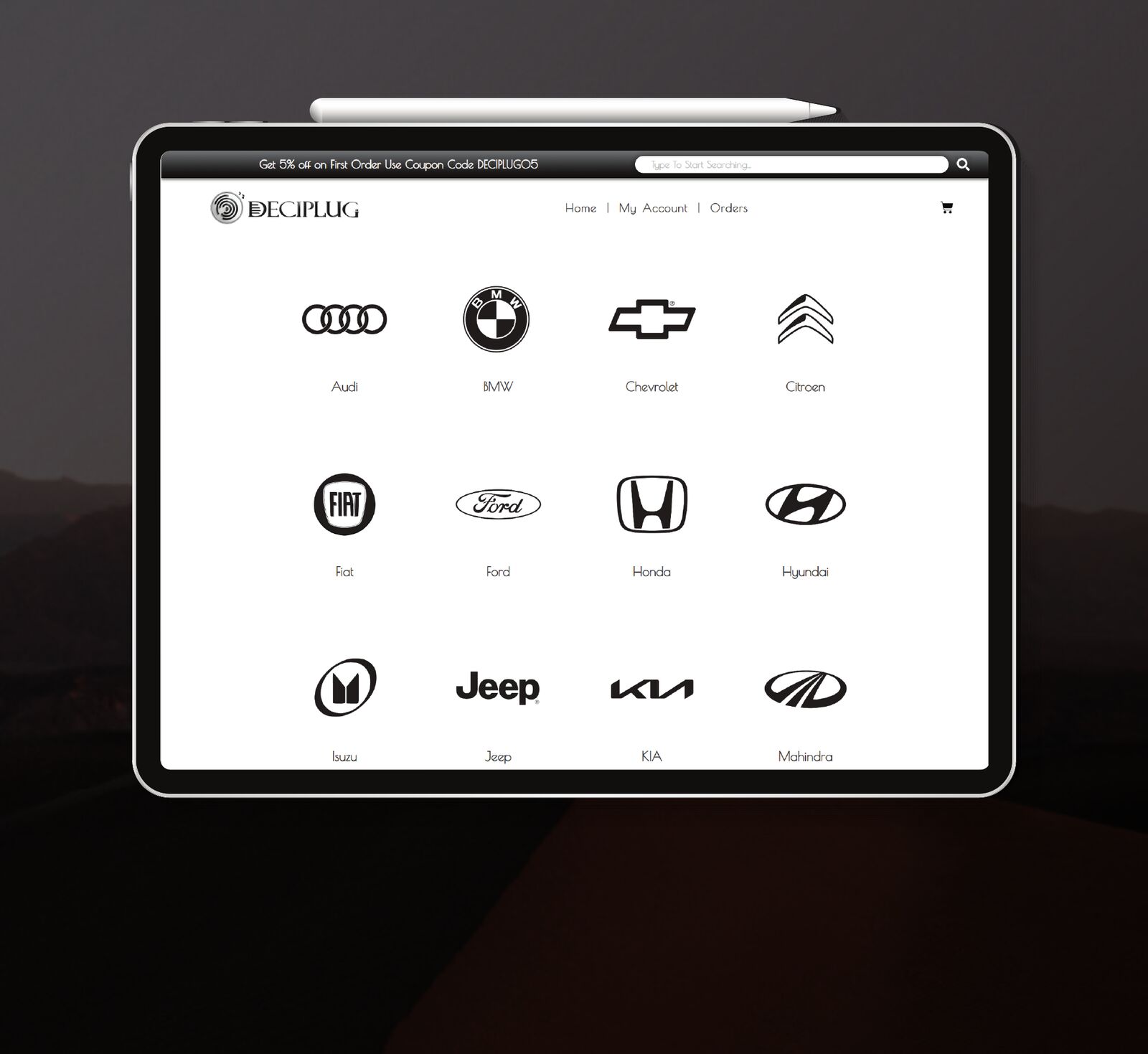 Deciplug · Find your car first.